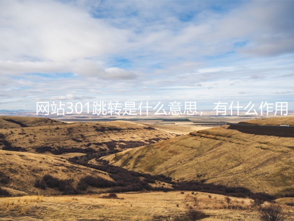 網(wǎng)站301跳轉(zhuǎn)是什么意思，有什么作用？